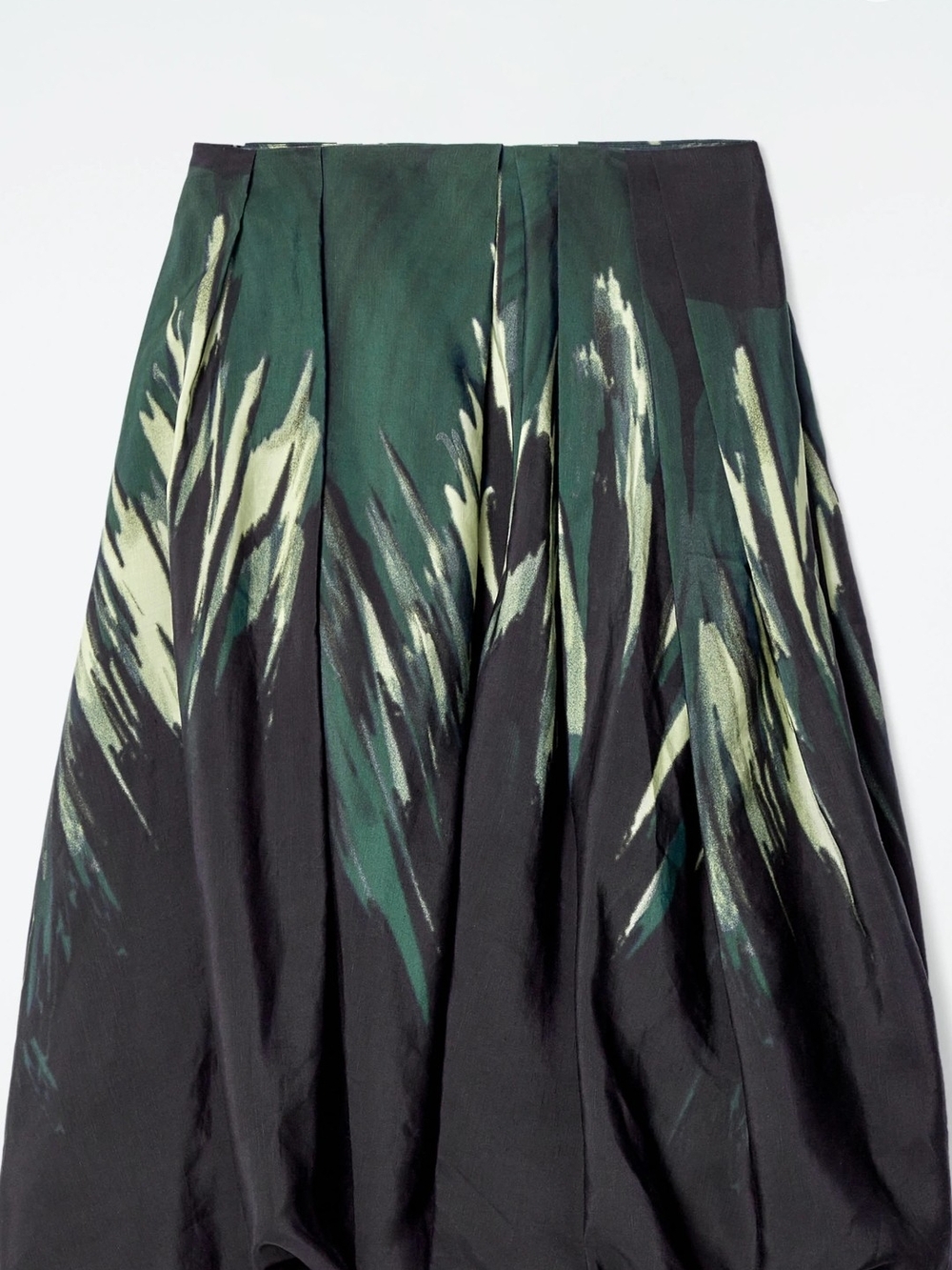 COS PRINTED BUBBLE-HEM MIDI SKIRT. Sz 6 NWT